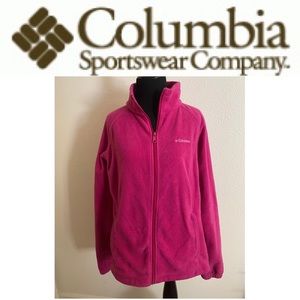 Columbia XL FLEECE JACKET HOt PINK